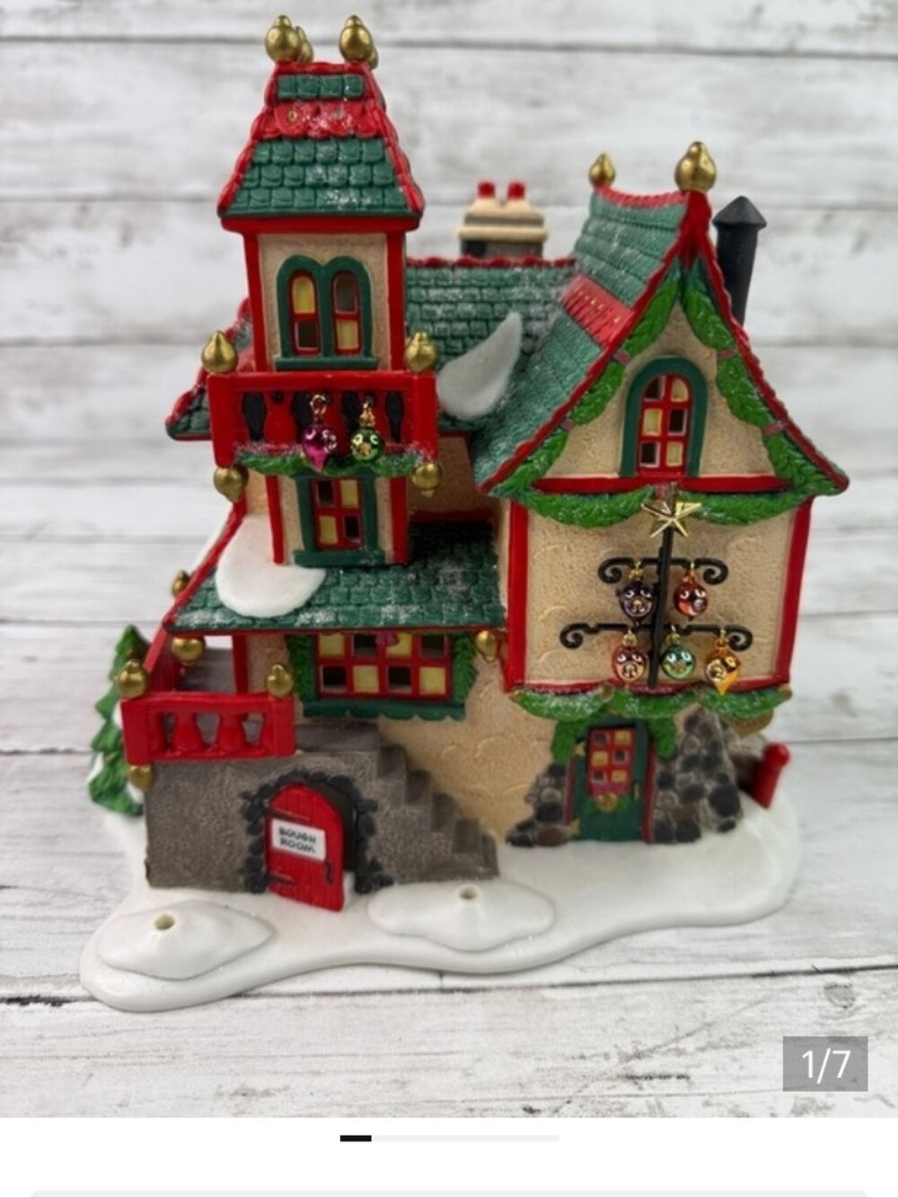 Dept. 56 : North Pole Village. Ornament Works.  AS IS.
